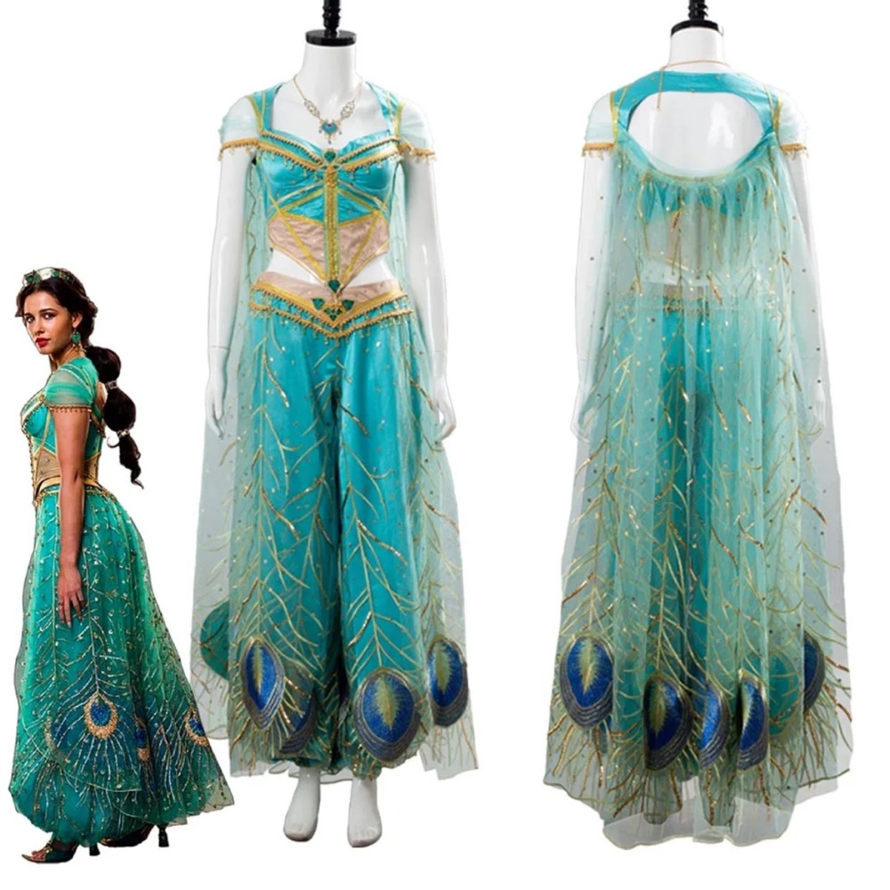 Women’s jasmine costume with accessories sz xs brand new!